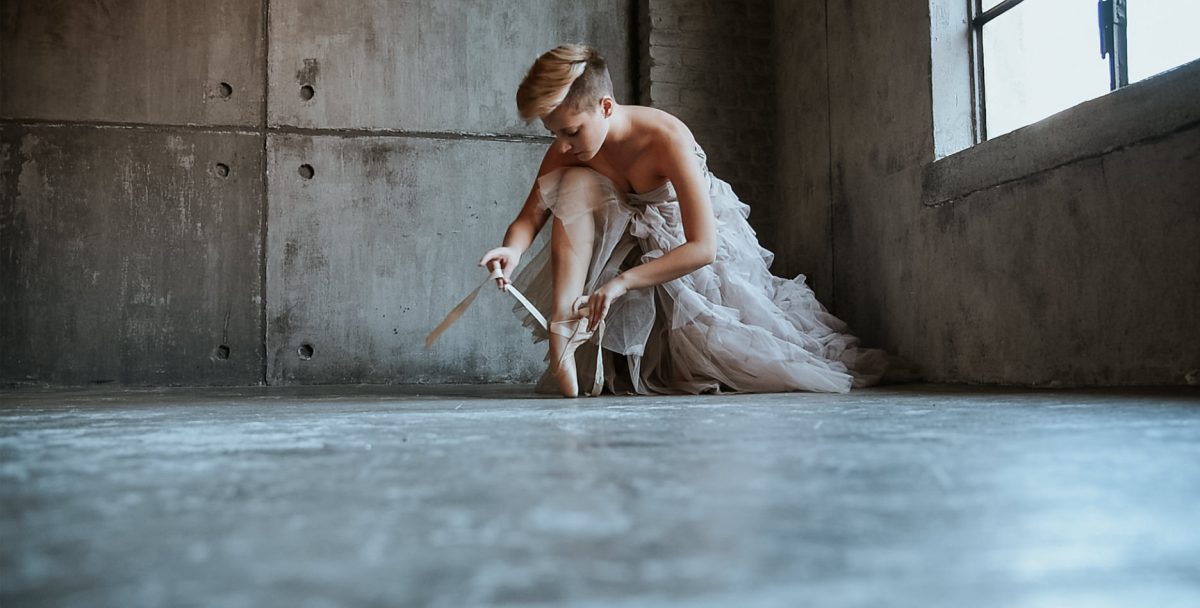 Fotografia di una ballerina a Torino