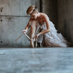 Fotografia di una ballerina a Torino