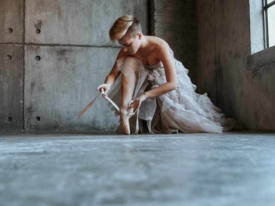 Fotografia di una ballerina a Torino